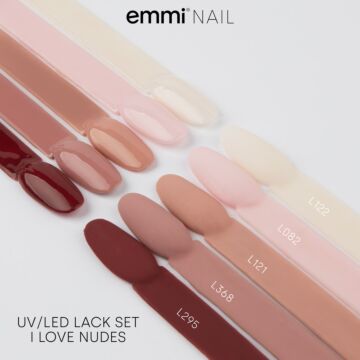 Shellac UV/LED lacquer set "I love nudes"