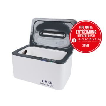 Ultrasonic cleaner + UVC Emmi-06 