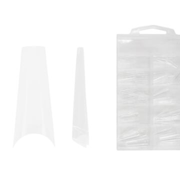 Emmi-Nail Coffin tip box 100 clear