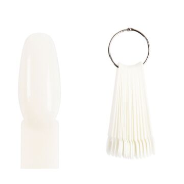 Acrylic tips on the ring -Almond-