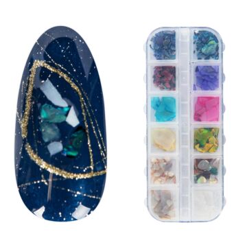 Emmi-Nail 1 Box Shell Fragment Nail Art Decoration