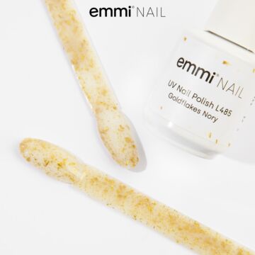 Emmi Shellac UV/LED lacquer Goldflakes Nory -L485-