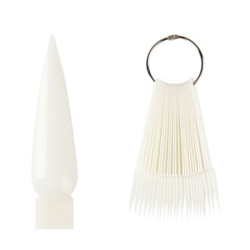Acrylic tips on the ring -Stiletto-