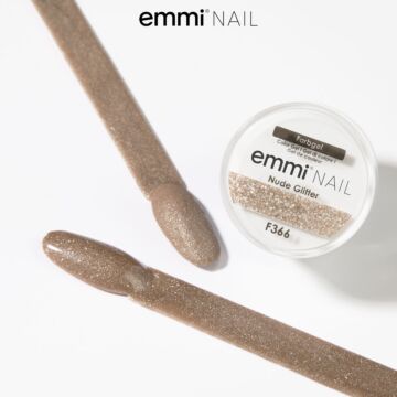 Emmi-Nail Color Gel Nude Glitter 5ml -F366-
