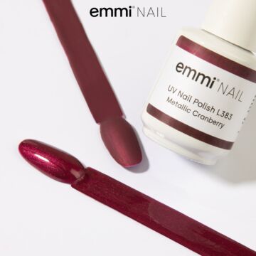 Emmi Shellac UV/LED lacquer Metallic Cranberry -L383-