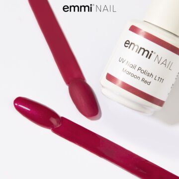 Emmi Shellac UV/LED lacquer Maroon Red -L111-