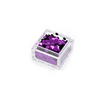 Effect sequins large purple