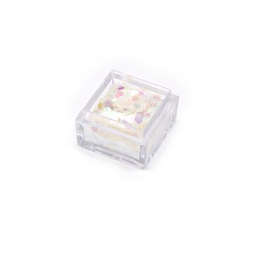 Effect sequins large white