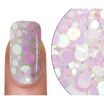 Sequin mix white