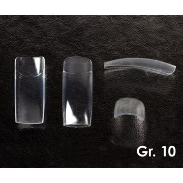 50 clear tip bag size 10