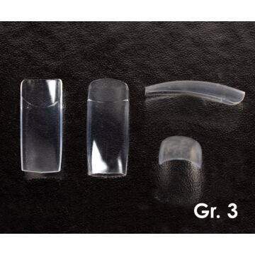 50 clear tip bag size 3