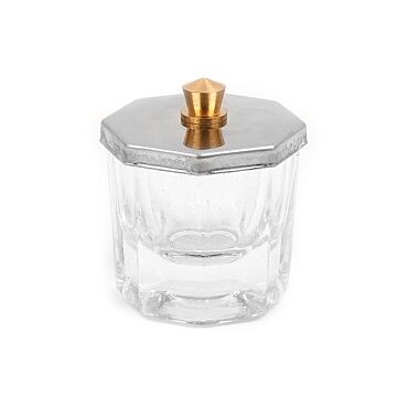 Emmi-Nail Dappen Dish glass container with lid