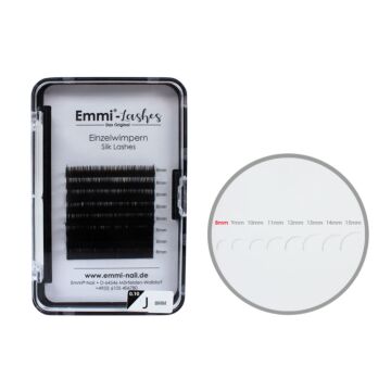 Emmi®-Lashes Silk Lashes individual lashes J-Curl 0.10mm