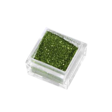 Glitter powder yellow-green