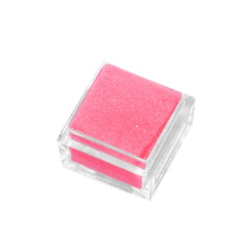 Glitter powder neon red
