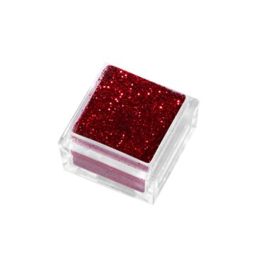 Glitter powder red