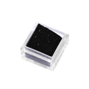 Glitter powder black