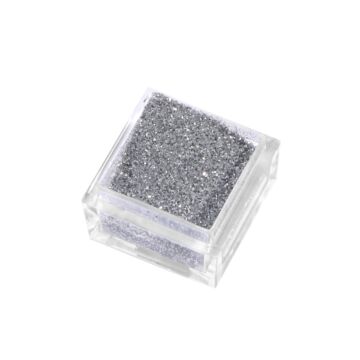 Glitter powder silver