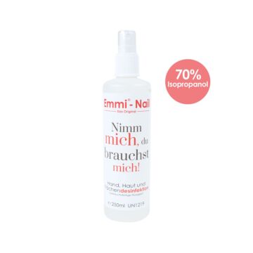 Hand disinfection, skin disinfection and surface disinfection 250ml - Emmi-Nail