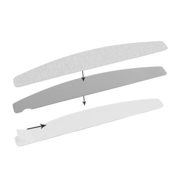 Stainless steel hygiene handle trapezoid