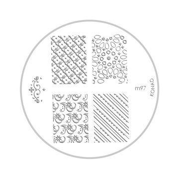 Konad stencil M97