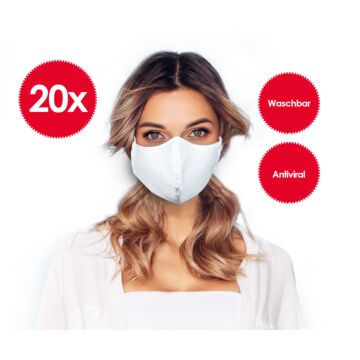 Emmi® makeshift mask with nanosilver 20 pack