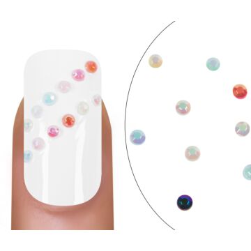 Rhinestones Milky Gems Mix 2 mm