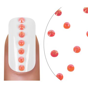 Rhinestones Milky Ruby 3mm