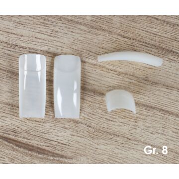 50 Natural Tip bags size 8