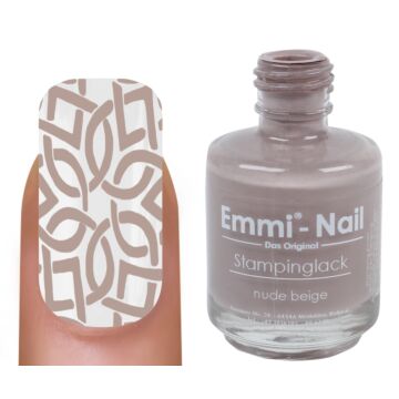 Stamping varnish "nude beige" 15ml 
