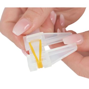 Pinch clamp, transparent