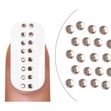 Rhinestones SS3 Crystal Topaz