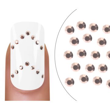 Rhinestones SS3 rose gold 