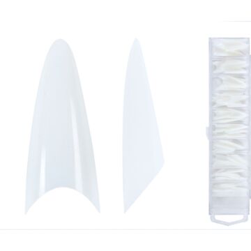 Emmi-Nail Stiletto tip box 100 pieces natural
