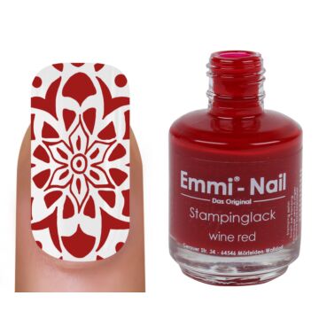 Stamping varnish "wine red" 15ml