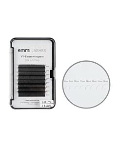 Emmi®-Lashes Silk YY-Lashes Mixbox 8-15mm C-Curl 0,05mm