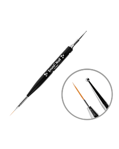Dotting tool with nail art brush size 00