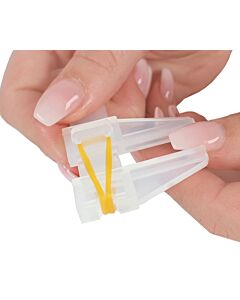 Pinch clamp, transparent